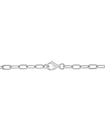 silver 0.14 ct. tw. diamond necklace