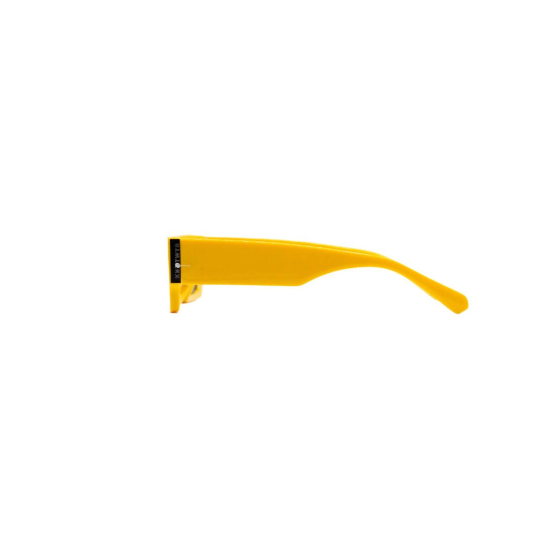 men's rectangle sunglasses in banana split