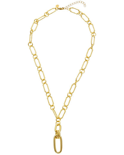 18k plated chain necklace