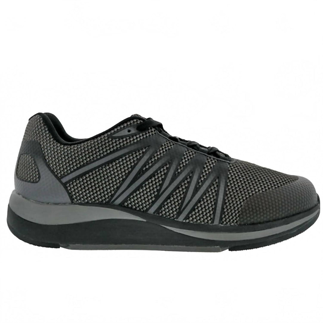 men's player athletic sneakers in black
