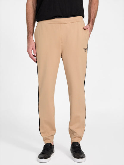 ismael logo-tape color-block joggers