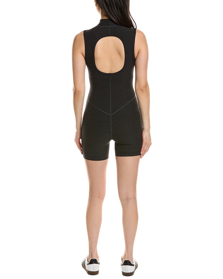 stretch open back onesie