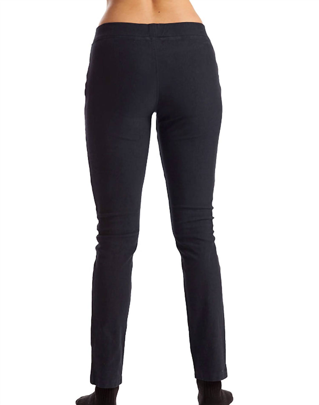 mid rise jegging in black