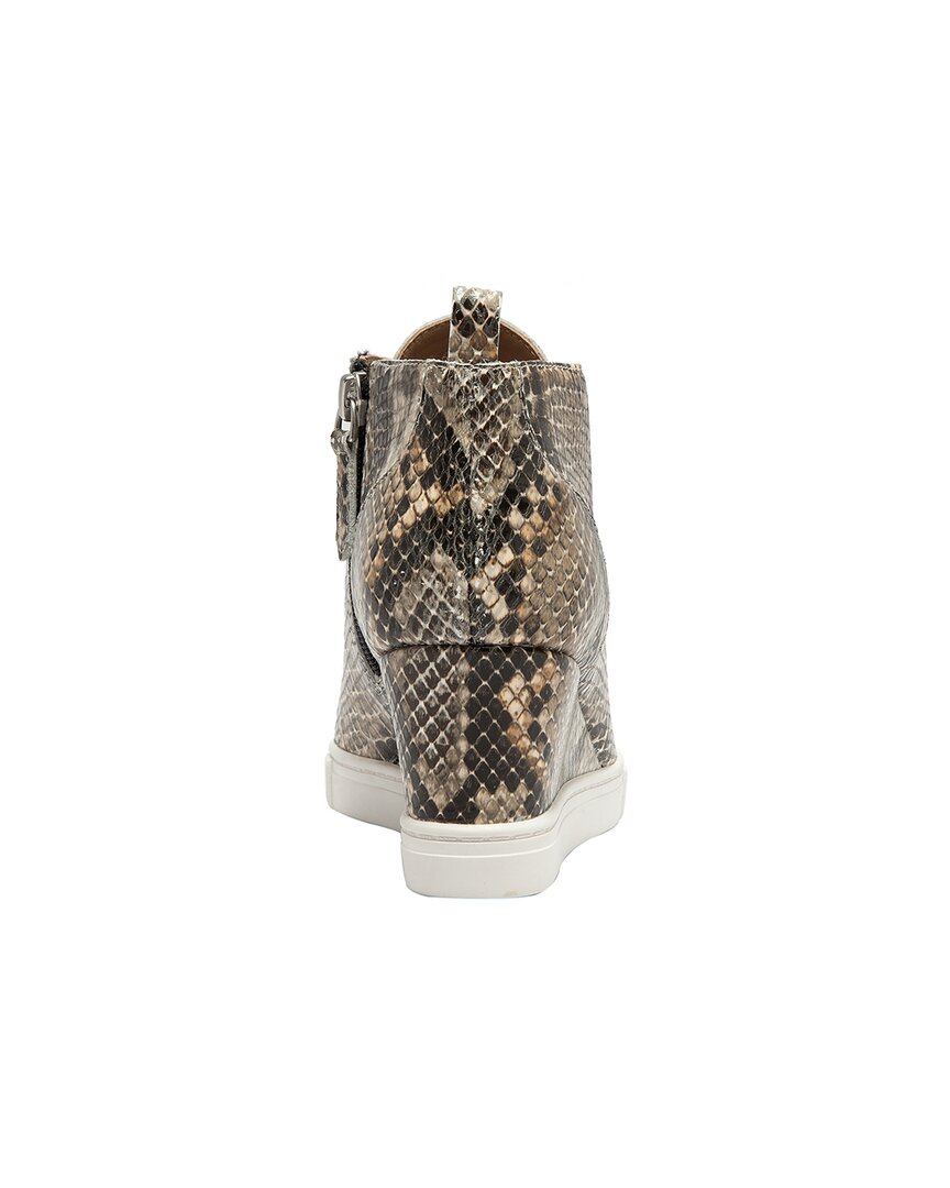 felicia3-l leather wedge sneaker