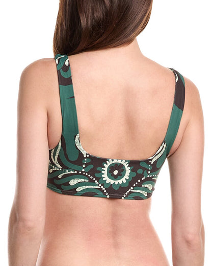 charlough print bikini top