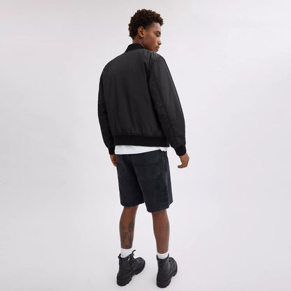 reversible ma 1 jacket in recycled polyester