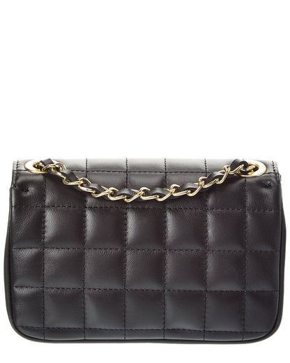 evelyn leather quilted crossbody