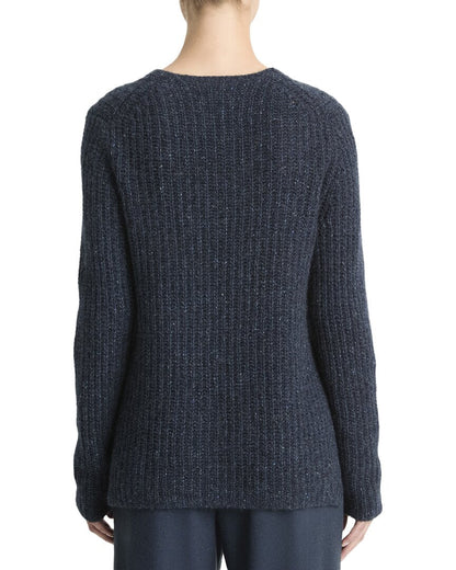 ribbed donegal cashmere tunic