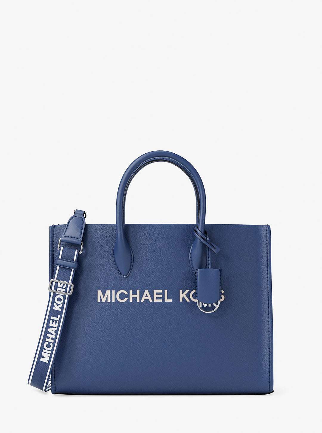 mirella medium pebbled leather tote bag