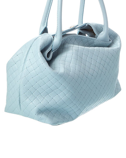 zoey16 embossed leather tote