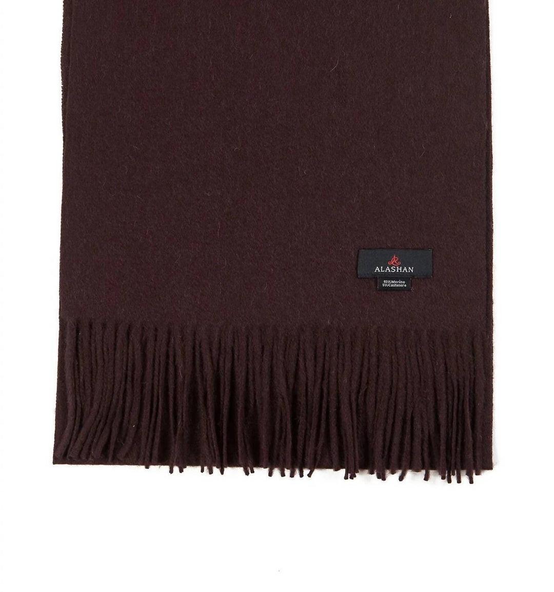 unisex douglas anthony cashmere blend scarf in espresso