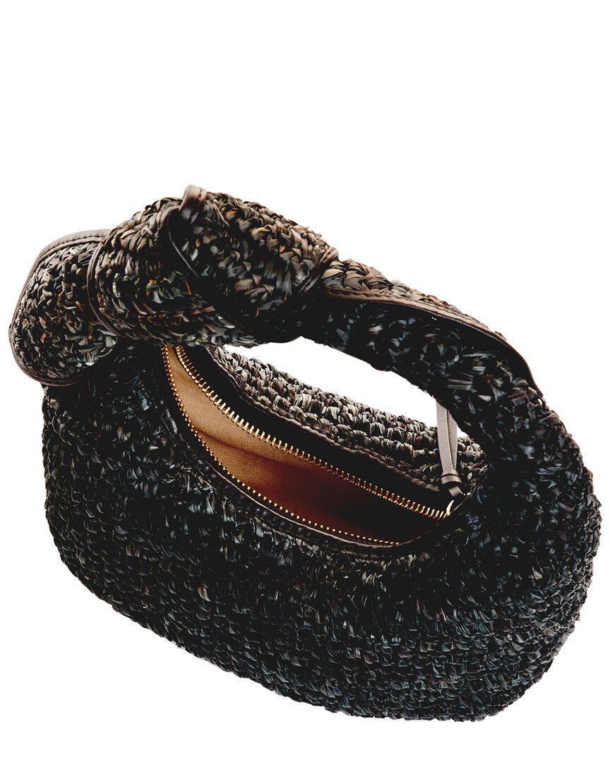 the josie raffia knot bag