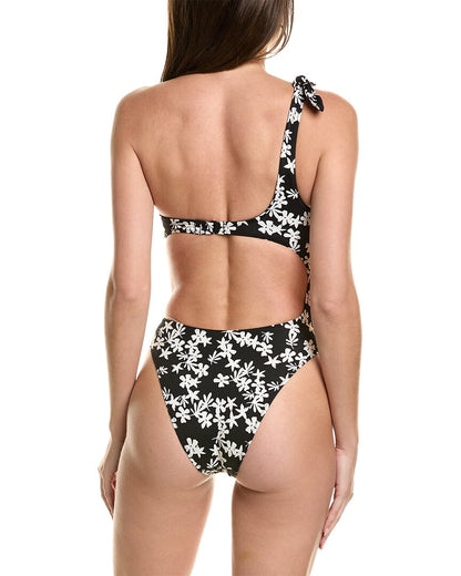one-shoulder one-piece