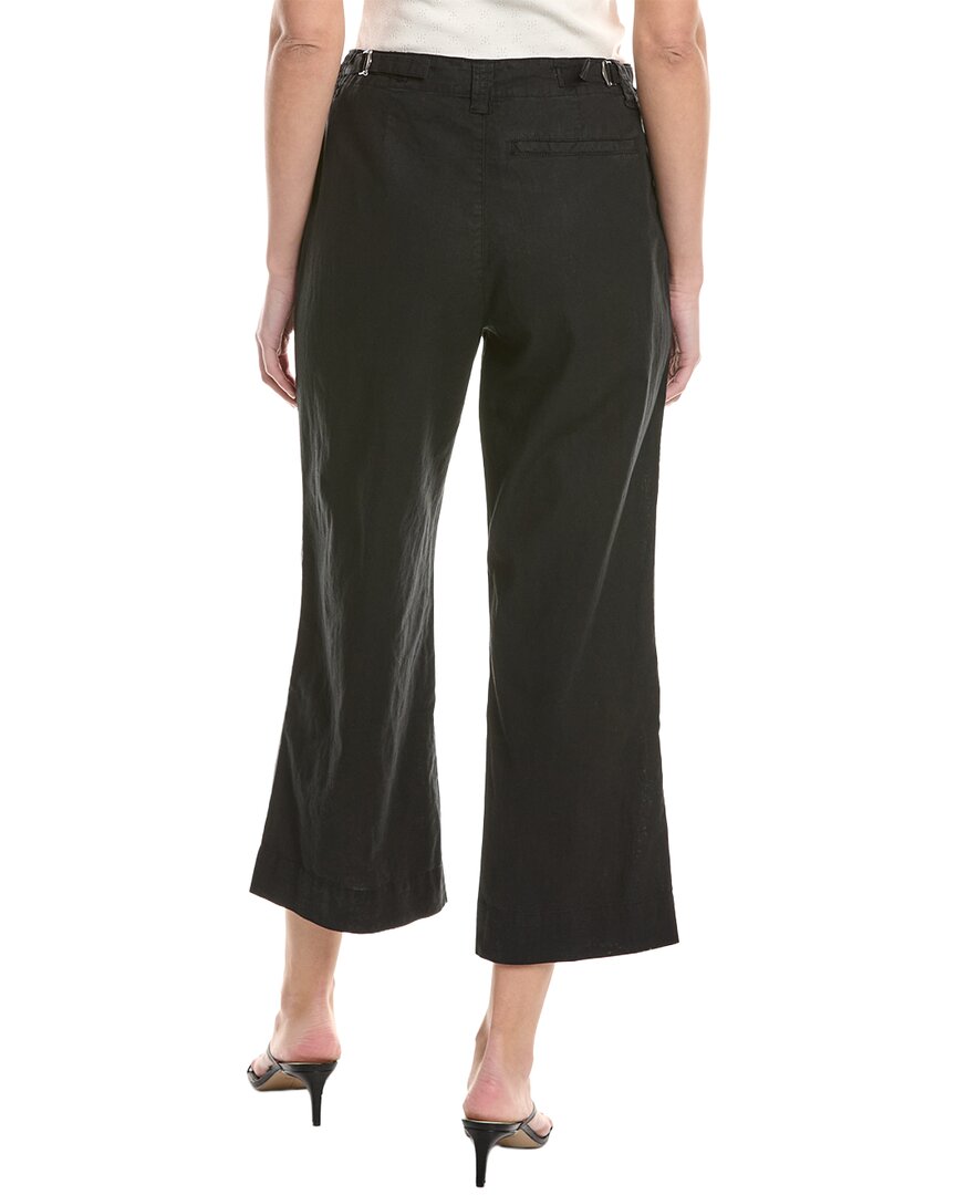 geraldine straight leg linen-blend pant