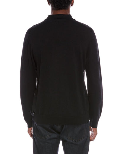 savona wool & silk-blend polo shirt