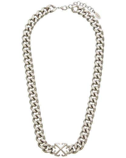 off-white arrow chain necklace