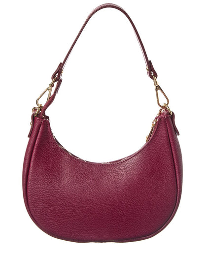 rosalie chain strap leather shoulder bag