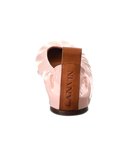 patent ballerina flat