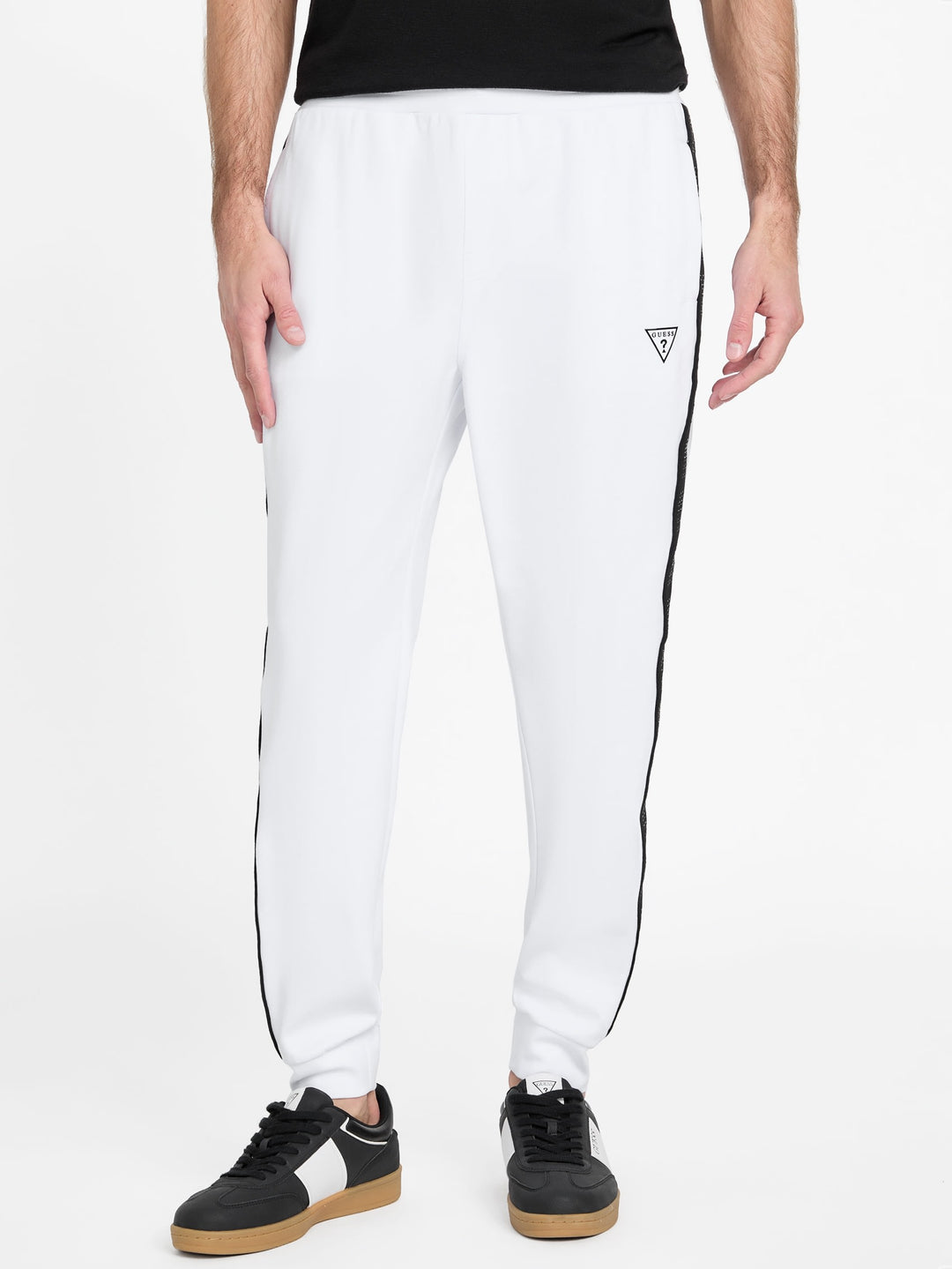 ismael logo-tape color-block joggers