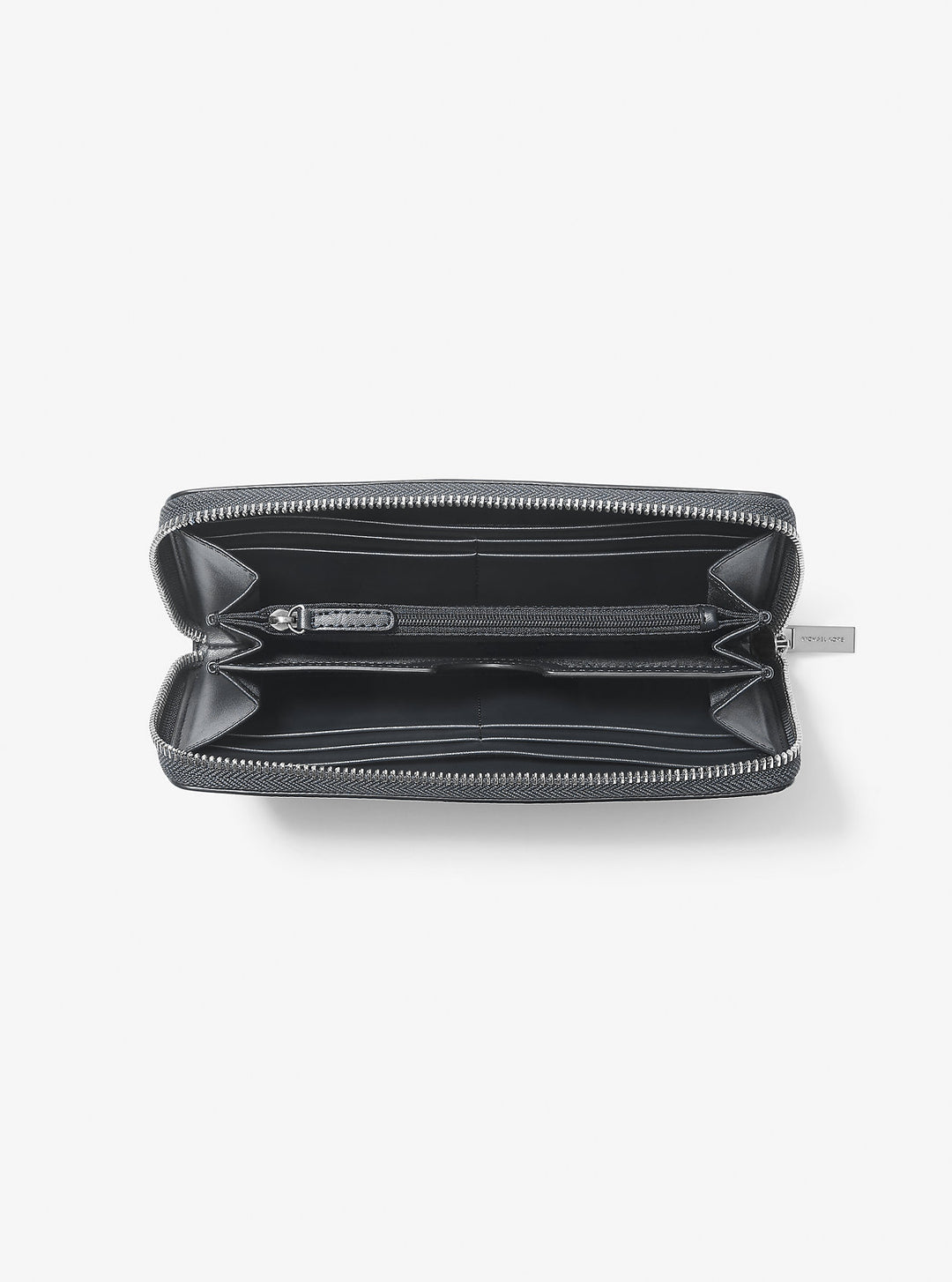 cooper logo zip-around wallet