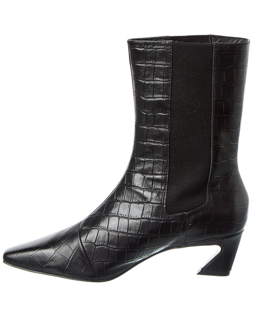 mina leather chelsea boot