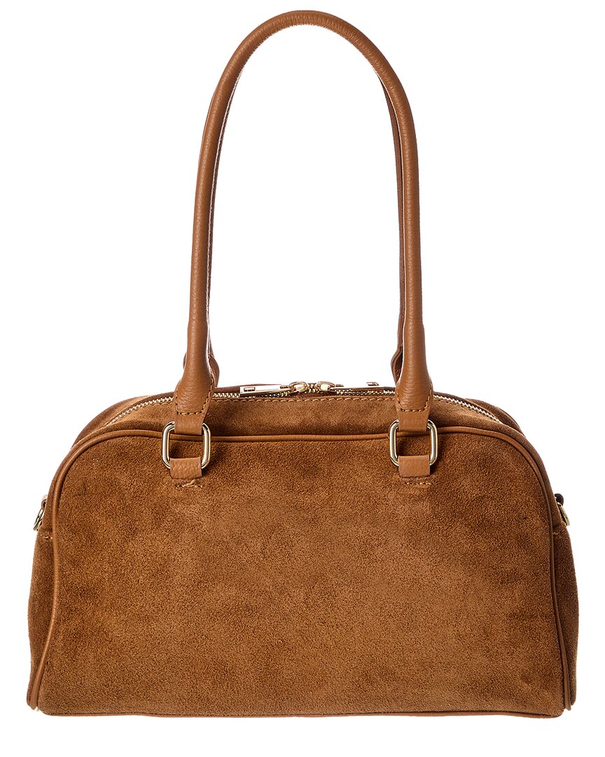 kiki27 suede shoulder bag