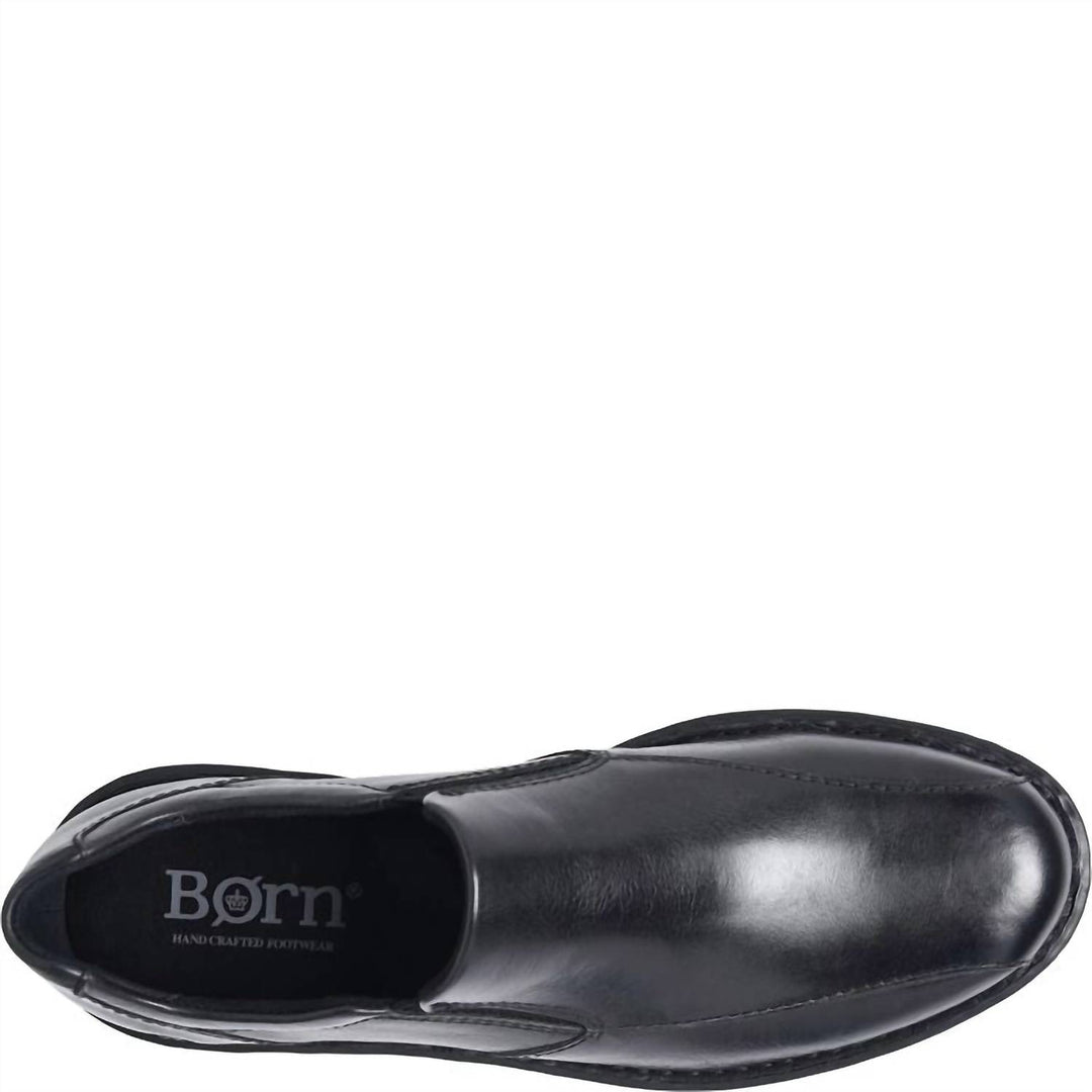 men's laken slip on in black