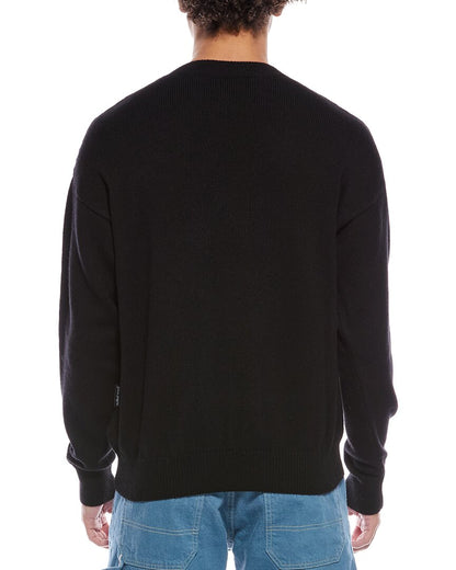wool & cashmere-blend crewneck sweater