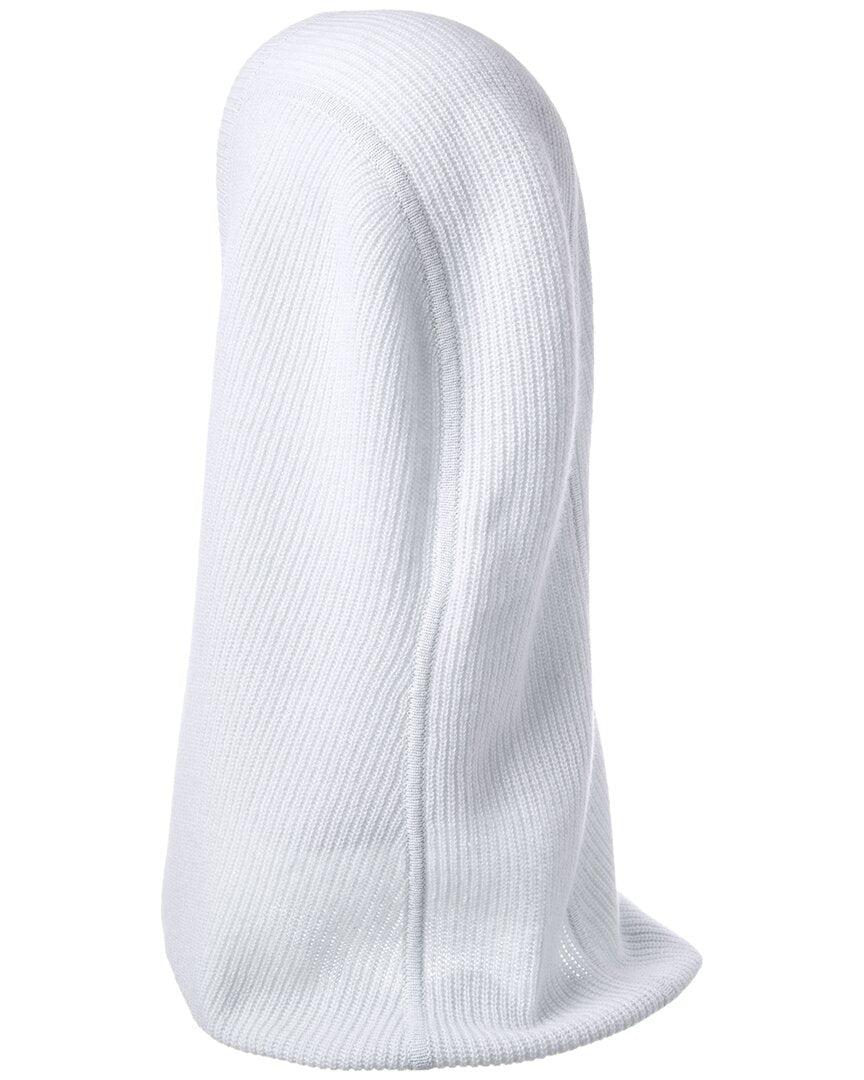 shaker stitch cashmere balaclava