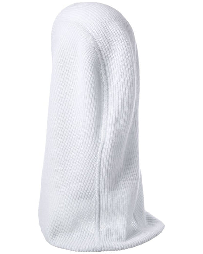shaker stitch cashmere balaclava