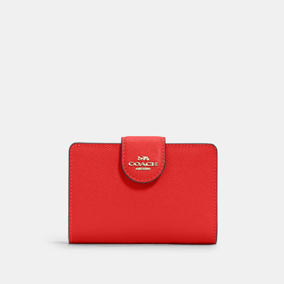 medium corner zip wallet
