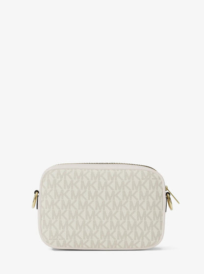 jet set small signature logo camera crossbody bag