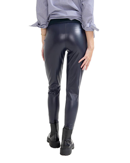 the vegan stretch leather legging