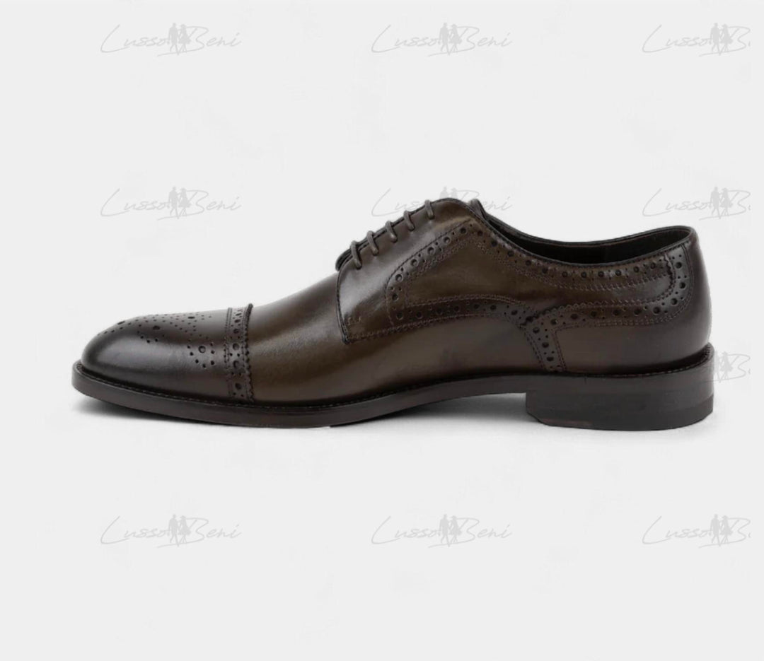 men's cicero derby shoes in brown