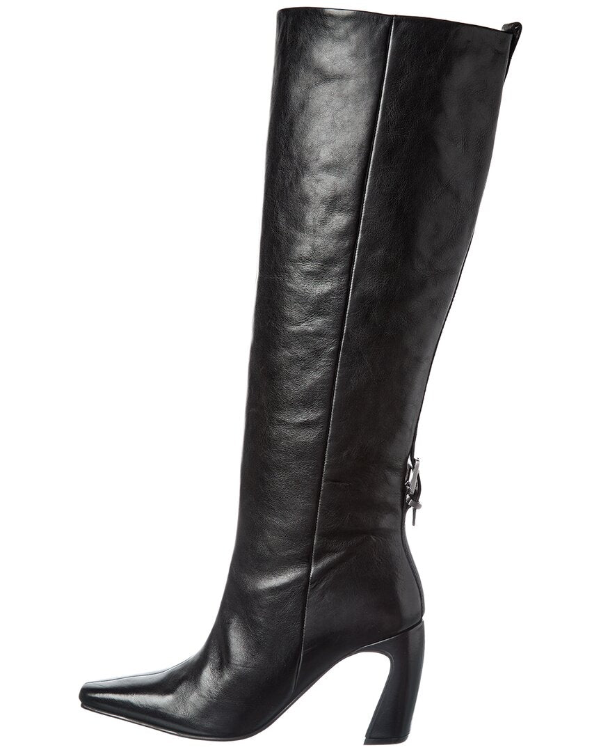 date night tall leather boot