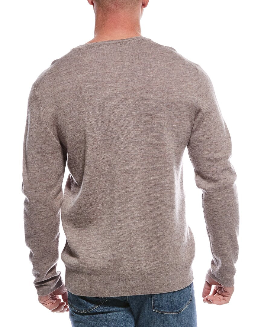 wool-blend v-neck sweater
