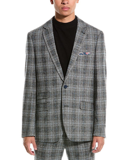 dover slim fit wool-blend jacket