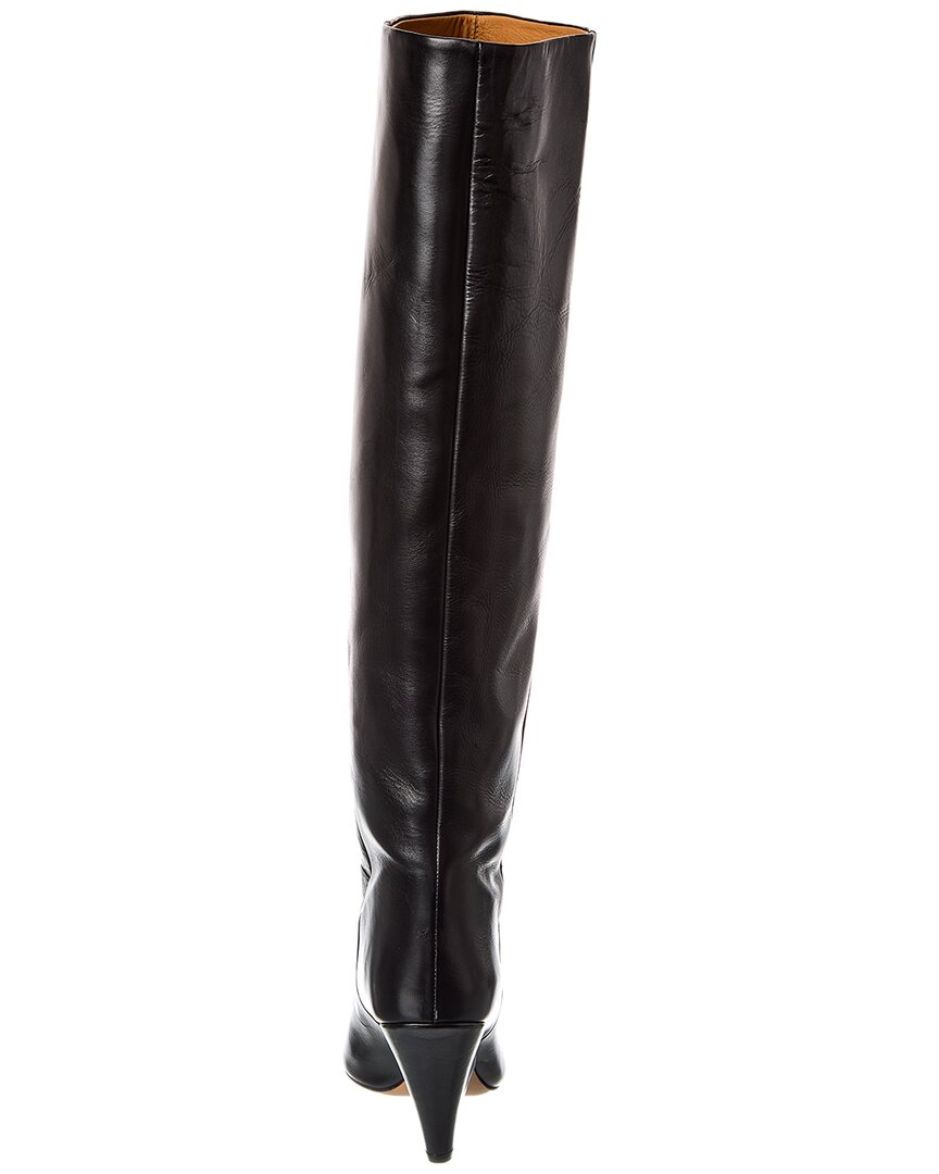 lokyo leather knee-high boot
