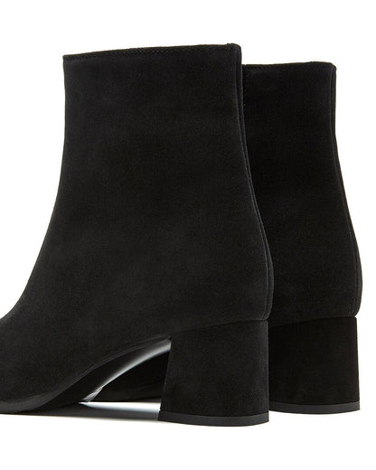 ann waterproof suede bootie