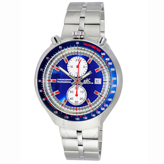 Adee Kaye, Chronograph Quartz Blue Dial Men's Watch