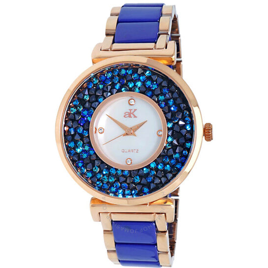 Adee Kaye, Pisa Quartz Blue Dial Ladies Watch