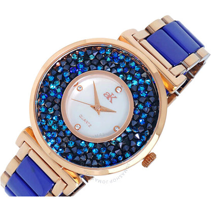 Adee Kaye, Pisa Quartz Blue Dial Ladies Watch