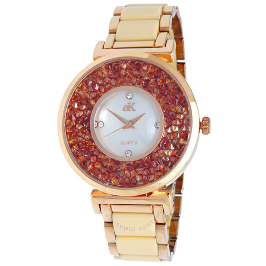 Adee Kaye, Pisa Quartz Champagne Dial Ladies Watch