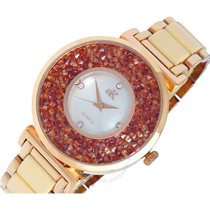 Adee Kaye, Pisa Quartz Champagne Dial Ladies Watch