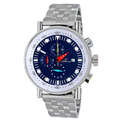 Adee Kaye, Quartz Blue Dial Men's Watch