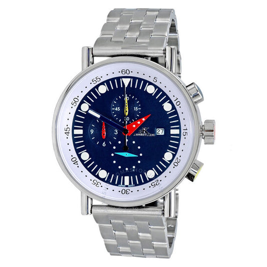 Adee Kaye, Quartz Blue Dial Men's Watch