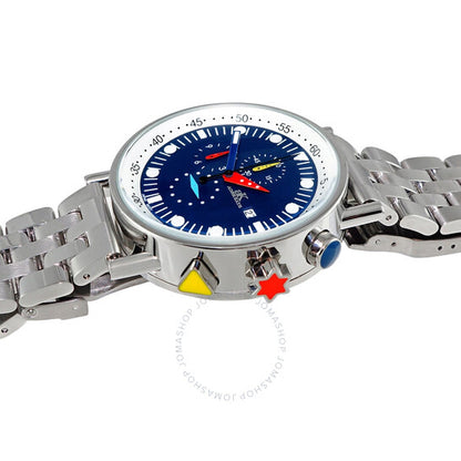 Adee Kaye, Quartz Blue Dial Men's Watch
