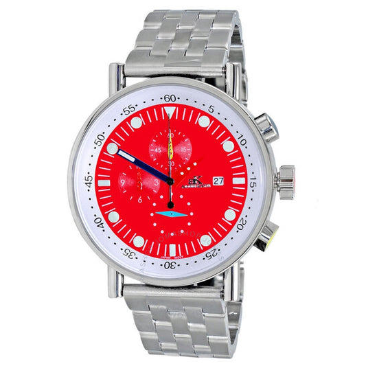 Adee Kaye, Quartz Red Dial Men's Watch