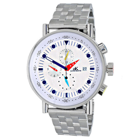 Adee Kaye, Quartz White Dial Men's Watch
