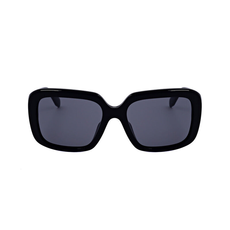 Ladies Black Rectangular Sunglasses